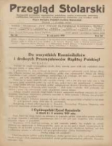 Przegląd Stolarski: dwutygodnik poświęcony zagadnieniom architektury wnętrz a mianowicie: stolarstwu, rzeźbiarstwu, tapicerstwu, tokarstwu, koszykarstwu, zdobnictwu oraz handlowi mebli: organ Związku Polskich Cech&oacute;w Stolarskich 1929.08.16 R.3 Nr16