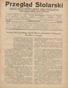 Przegląd Stolarski: dwutygodnik poświęcony zagadnieniom architektury wnętrz a mianowicie: stolarstwu, rzeźbiarstwu, tapicerstwu, tokarstwu, koszykarstwu, zdobnictwu oraz handlowi mebli: organ Związku Polskich Cech&oacute;w Stolarskich 1929.10.01 R.3 Nr19