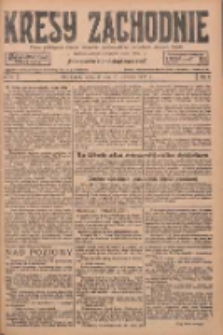 Kresy Zachodnie: pismo poświęcone obronie interes&oacute;w narodowych na zachodnich ziemiach Polski 1927.04.21 R.5 Nr91