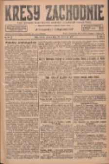 Kresy Zachodnie: pismo poświęcone obronie interesów narodowych na zachodnich ziemiach Polski 1927.04.30 R.5 Nr99