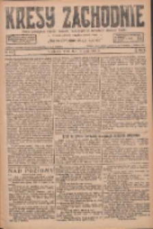 Kresy Zachodnie: pismo poświęcone obronie interes&oacute;w narodowych na zachodnich ziemiach Polski 1927.05.18 R.5 Nr113