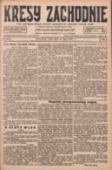 Kresy Zachodnie: pismo poświęcone obronie interes&oacute;w narodowych na zachodnich ziemiach Polski 1927.07.13 R.5 Nr157