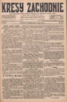 Kresy Zachodnie: pismo poświęcone obronie interes&oacute;w narodowych na zachodnich ziemiach Polski 1927.07.14 R.5 Nr158