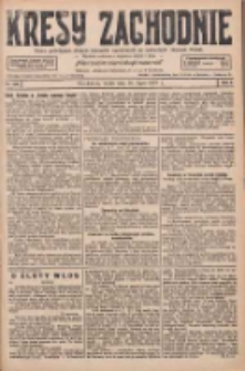 Kresy Zachodnie: pismo poświęcone obronie interes&oacute;w narodowych na zachodnich ziemiach Polski 1927.07.20 R.5 Nr163