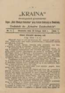 Kraina: dwutygodnik gospodarski: oficjalny organ "Koła Młodych Rolnik&oacute;w" przy Szkole Rolniczej w Chodzieży: dodatek do "Kres&oacute;w Zachodnich" 1928.02.26 R.1 Nr4