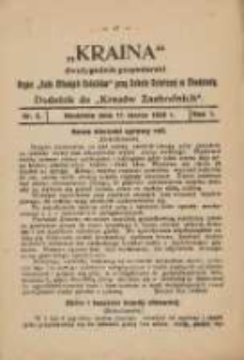 Kraina: dwutygodnik gospodarski: oficjalny organ "Koła Młodych Rolnik&oacute;w" przy Szkole Rolniczej w Chodzieży: dodatek do "Kres&oacute;w Zachodnich" 1928.03.11 R.1 Nr5