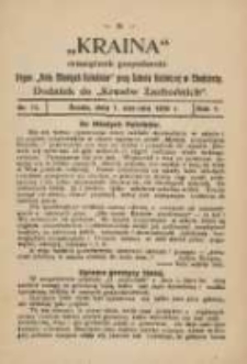Kraina: dwutygodnik gospodarski: oficjalny organ "Koła Młodych Rolnik&oacute;w" przy Szkole Rolniczej w Chodzieży: dodatek do "Kres&oacute;w Zachodnich" 1928.08.01 R.1 Nr11