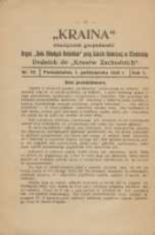 Kraina: dwutygodnik gospodarski: oficjalny organ "Koła Młodych Rolnik&oacute;w" przy Szkole Rolniczej w Chodzieży: dodatek do "Kres&oacute;w Zachodnich" 1928.10.01 R.1 Nr13