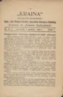 Kraina: dwutygodnik gospodarski: oficjalny organ "Koła Młodych Rolnik&oacute;w" przy Szkole Rolniczej w Chodzieży: dodatek do "Kres&oacute;w Zachodnich" 1928.12.01 R.1 Nr15