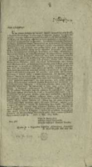 Ukaz Jego Imperatorskiey Mosci...Junia 7. dnia 1804 roku
