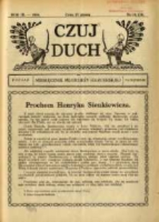 Czuj Duch: miesięcznik młodzieży harcerskiej 1924.10 R.3 Nr10=31