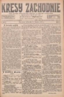 Kresy Zachodnie: pismo poświęcone obronie interes&oacute;w narodowych na zachodnich ziemiach Polski 1927.09.10 R.5 Nr207