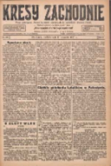 Kresy Zachodnie: pismo poświęcone obronie interes&oacute;w narodowych na zachodnich ziemiach Polski 1927.09.11 R.5 Nr208