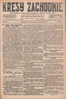 Kresy Zachodnie: pismo poświęcone obronie interes&oacute;w narodowych na zachodnich ziemiach Polski 1927.09.15 R.5 Nr211