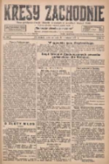Kresy Zachodnie: pismo poświęcone obronie interes&oacute;w narodowych na zachodnich ziemiach Polski 1927.09.29 R.5 Nr223