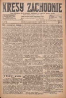 Kresy Zachodnie: pismo poświęcone obronie interes&oacute;w narodowych na zachodnich ziemiach Polski 1927.09.30 R.5 Nr224