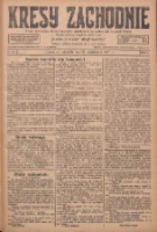 Kresy Zachodnie: pismo poświęcone obronie interes&oacute;w narodowych na zachodnich ziemiach Polski 1927.10.23 R.5 Nr244