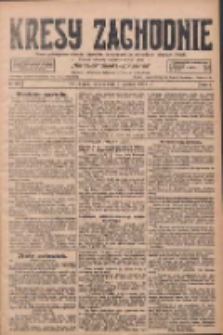 Kresy Zachodnie: pismo poświęcone obronie interes&oacute;w narodowych na zachodnich ziemiach Polski 1927.12.03 R.5 Nr277