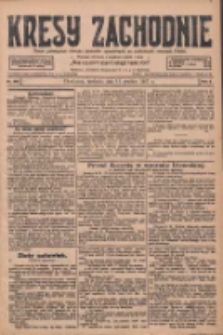 Kresy Zachodnie: pismo poświęcone obronie interesów narodowych na zachodnich ziemiach Polski 1927.12.11 R.5 Nr283