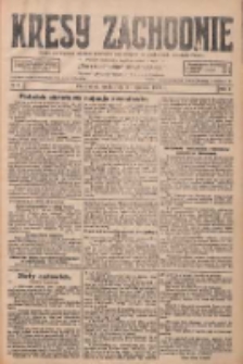 Kresy Zachodnie: pismo poświęcone obronie interes&oacute;w narodowych na zachodnich ziemiach Polski 1928.01.11 R.6 Nr8