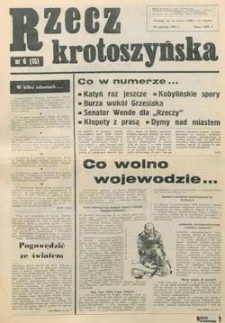 Rzecz Krotoszyńska 1991.06.29 Nr6(15)