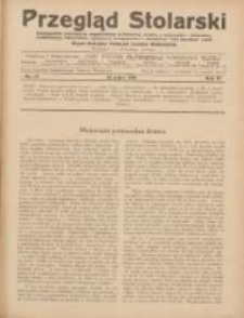 Przegląd Stolarski: dwutygodnik poświęcony zagadnieniom architektury wnętrz a mianowicie: stolarstwu, rzeźbiarstwu, tapicerstwu, tokarstwu, koszykarstwu, zdobnictwu oraz handlowi mebli: organ Związku Polskich Cech&oacute;w Stolarskich 1930.05.16 R.4 Nr10