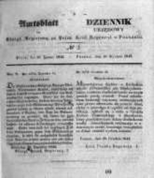 Amtsblatt der K&ouml;niglichen Regierung zu Posen. 1843.01.10 Nro.2
