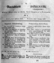 Amtsblatt der K&ouml;niglichen Regierung zu Posen. 1843.02.07 Nro.6