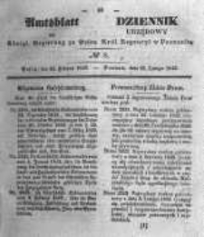 Amtsblatt der Königlichen Regierung zu Posen. 1843.02.21 Nro.8