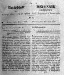 Amtsblatt der K&ouml;niglichen Regierung zu Posen. 1843.02.28 Nro.9