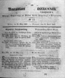Amtsblatt der K&ouml;niglichen Regierung zu Posen. 1843.03.21 Nro.12