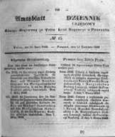 Amtsblatt der K&ouml;niglichen Regierung zu Posen. 1843.04.11 Nro.15
