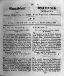 Amtsblatt der K&ouml;niglichen Regierung zu Posen. 1843.04.18 Nro.16