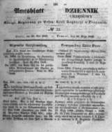Amtsblatt der K&ouml;niglichen Regierung zu Posen. 1843.06.01 Nro.22