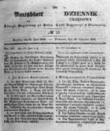 Amtsblatt der K&ouml;niglichen Regierung zu Posen. 1843.06.22 Nro.25