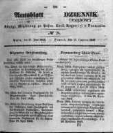 Amtsblatt der K&ouml;niglichen Regierung zu Posen. 1843.06.29 Nro.26