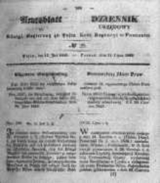 Amtsblatt der K&ouml;niglichen Regierung zu Posen. 1843.07.13 Nro.28