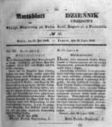Amtsblatt der K&ouml;niglichen Regierung zu Posen. 1843.07.27 Nro.30