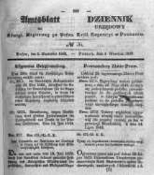 Amtsblatt der K&ouml;niglichen Regierung zu Posen. 1843.09.07 Nro.36