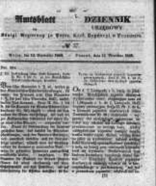 Amtsblatt der K&ouml;niglichen Regierung zu Posen. 1843.09.14 Nro.37