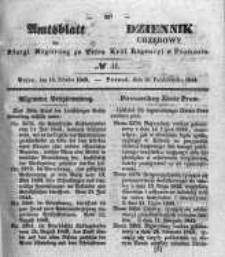 Amtsblatt der Königlichen Regierung zu Posen. 1843.10.12 Nro.41