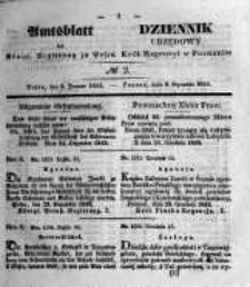 Amtsblatt der K&ouml;niglichen Regierung zu Posen. 1844.01.09 Nro.2