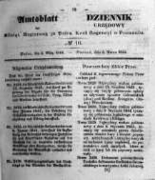 Amtsblatt der K&ouml;niglichen Regierung zu Posen. 1844.03.05 Nro.10