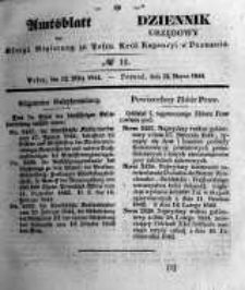 Amtsblatt der K&ouml;niglichen Regierung zu Posen. 1844.03.12 Nro.11