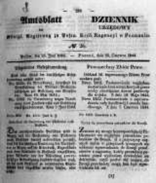 Amtsblatt der K&ouml;niglichen Regierung zu Posen. 1844.06.25 Nro.26