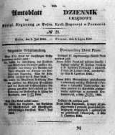 Amtsblatt der K&ouml;niglichen Regierung zu Posen. 1844.07.09 Nro.28