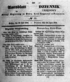 Amtsblatt der K&ouml;niglichen Regierung zu Posen. 1844.07.16 Nro.29
