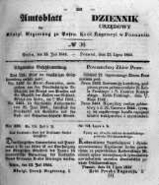 Amtsblatt der Königlichen Regierung zu Posen. 1844.07.23 Nro.30