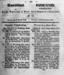 Amtsblatt der K&ouml;niglichen Regierung zu Posen. 1844.08.06 Nro.32