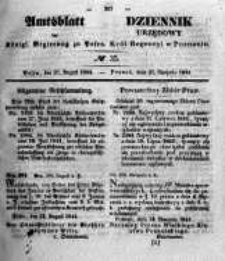 Amtsblatt der K&ouml;niglichen Regierung zu Posen. 1844.08.27 Nro.35